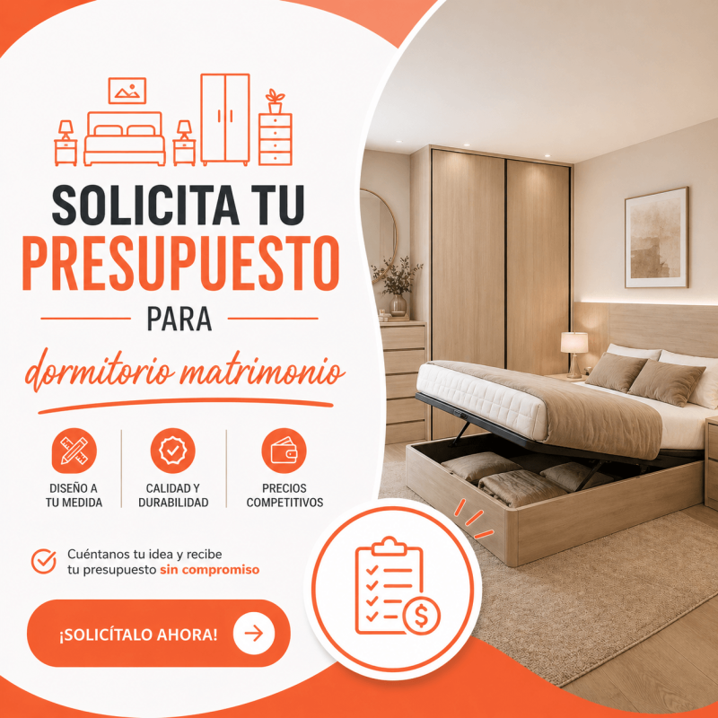 Cita presupuesto para dormitorio matrimonio