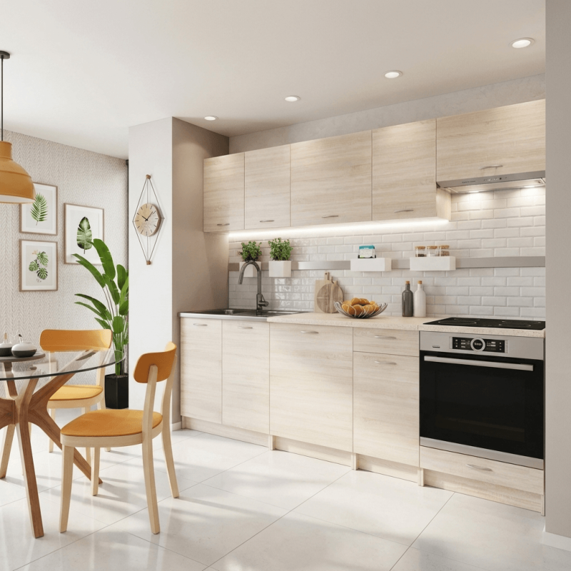 Cocina completa 240 cms Gama Economica ref-28